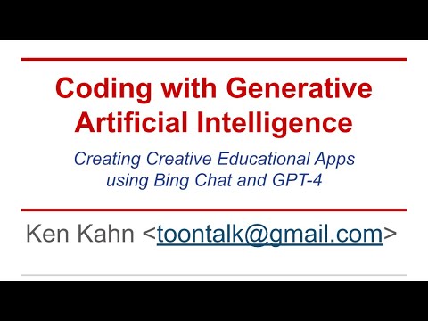 Coding with Generative AI: Creating Creative Educational Apps using ...