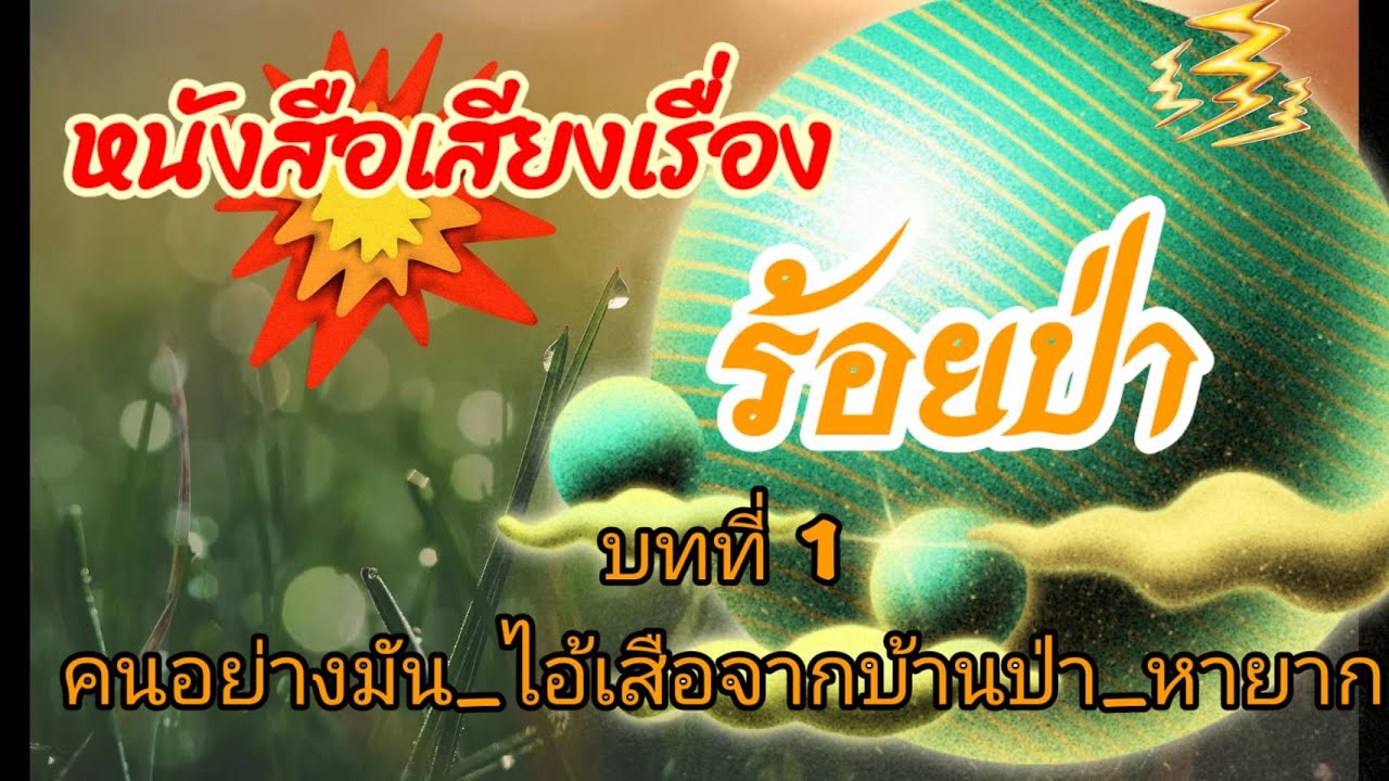 หนังสือเสียง  ร้อยป่า บทที่ 1