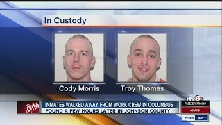 2 missing inmates back in police custody Profile
