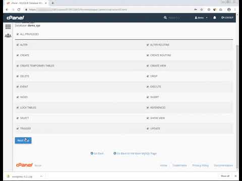 2  Creating MySQL Database