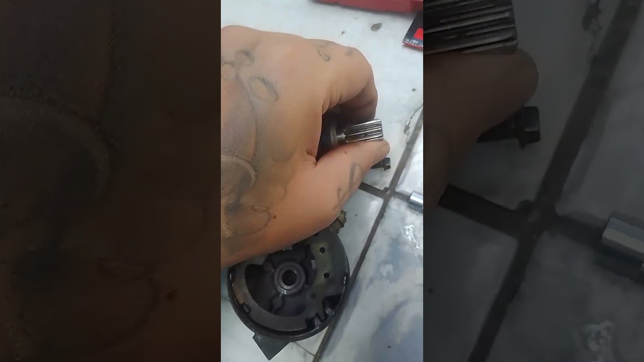 MOTOR DE PARTIDA DA MOTO TRAVOU? REFORMANDO O MOTOR DE ARRANQUE EM CASA - MOTO ESTAVA EM CURTO Nx350