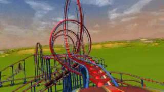 RCT3  MAEGA COASTER 2!!!! by pollpoll94 (the best coaster u will ever see)