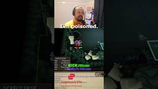 He seems confused at the end