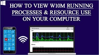 View Running Processes & Resource Use of Windows 10 Mobile on Your Computer