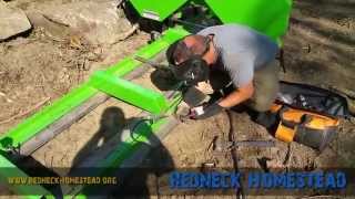 A Major Problem with the Harbor Freight Sawmill - Review, Observations, & Repair | Redneck Homestead