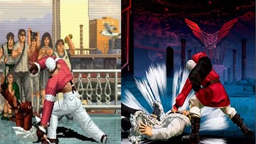 TEAM OROCHI COMPARISON Kof 15 vs Kof 2002