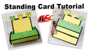 DIY Standing Card Tutorial | JK Arts 1710