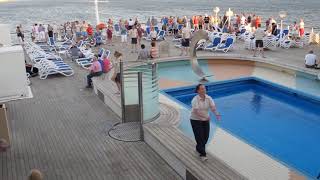 P&amp;O Arcadia Sail away party 2012 Leaving Perth Western Australia