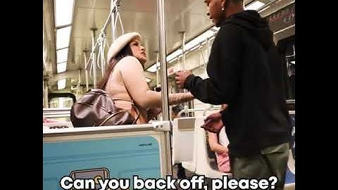 Disturbing A Girl In Subway 😥| Social Experiment