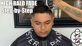 How to do a HIGH FADE BUZZCUT🔥💈 (Step-by-Step Haircut Tutorial)