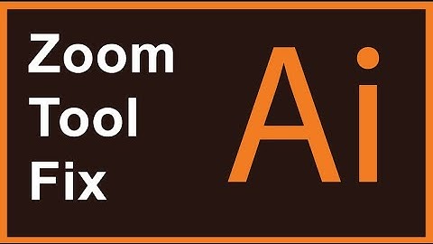 How to Fix Animated Zoom in Adobe Illustrator | Zoom Tool Fix - Illustrator