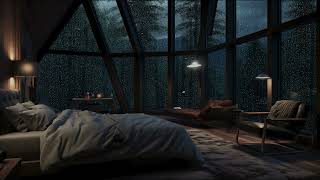 Rain Sounds on the Window for Sleep  Relaxing Sleep Sounds  Soft Rain sleep  Deep Sleeping Sounds