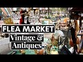 THRIFT WITH ME // HUGE Flea Market  Packed With Vintage & Antiques || September 2020 - YouTube