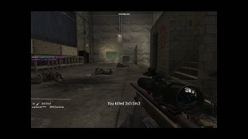 Noscope 360 headshot FFA killhouse sniper only - Call of duty 4