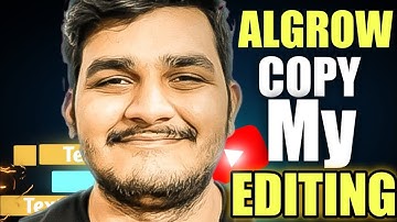 I EDIT Video Like @Algrow Just Using MOBILE 😨