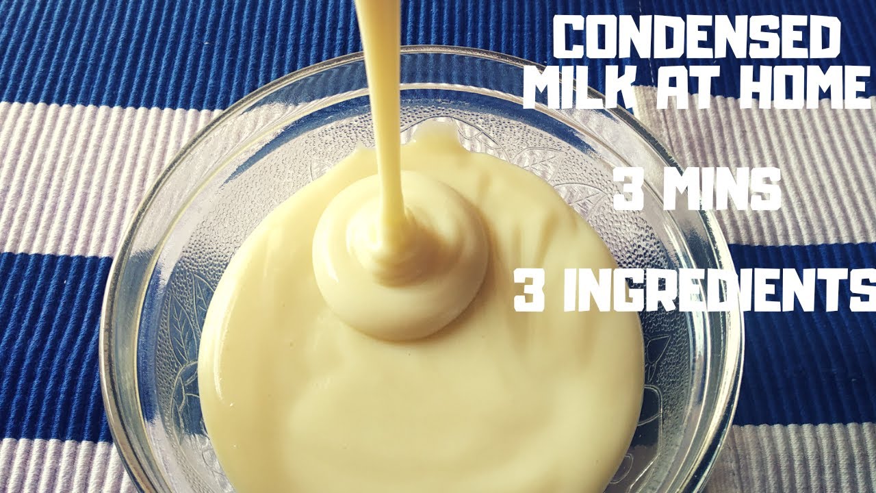 3 mins 3 ingredients condensed milk recipe, Conde nsed milk recipe by