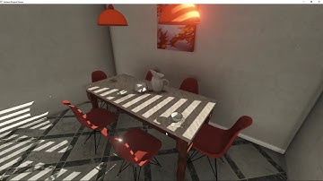 OpenGL - Voxel Cone Tracing - test scene - McGuire Archive - breakfast room