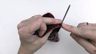 Easy Colourwork Socks - Creating the Gusset