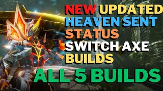 NEW TU5 Heavensent Status Switch Axe Builds - All Statuses & Evade - MHRise Sunbreak