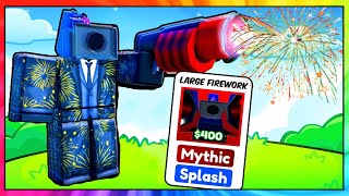 Large Firework Cameraman Bozuk Mu ?? Gücü Nasil ? İnceledi̇m Roblox Skibidi Toilet Tower Defense