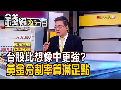 《台股比想像中強? 黃金分割率算波段滿足點! 怕盤震盪... W底成形股更安全?壓力點研判!》【錢線百分百】20220819-4│非凡財經新聞│