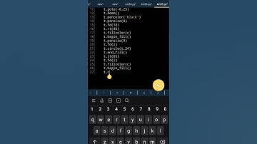 Python turtle graphic design😜😜🥰🥰 || python coding status 😍 #shorts   #programming  #turtle  #python