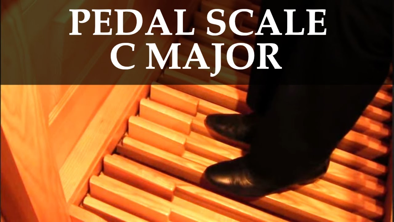 How to Play the C Major Scale with the Pedals on the Organ (Vidas