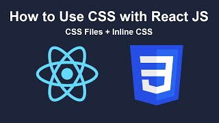 How to use CSS with React JS | CSS Files &amp; Inline CSS | Convert CSS to JSX