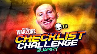 CHECKLIST CHALLENGE - QUARRY BUT DONT WORRY (NO WAY THIS HAPPENS RIGHT?)