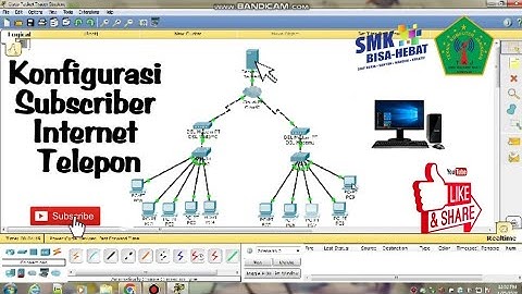Konfigurasi Subscriber Internet Telepon di CISCO PACKET TRACER | DSL | TLJ-2
