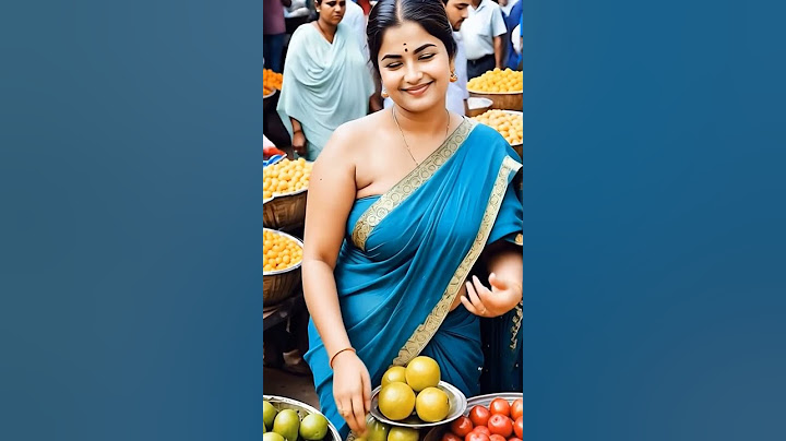 Blue Saree with full glamorous design !Ai Model Girls