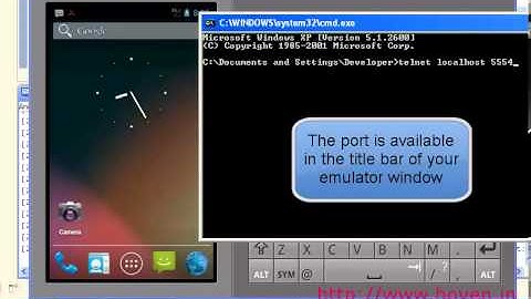 Sending SMS with Android Emulator Through Telnet