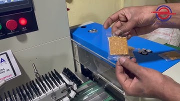 Imported 3 servo horizontal Flow wrap machine square chikki