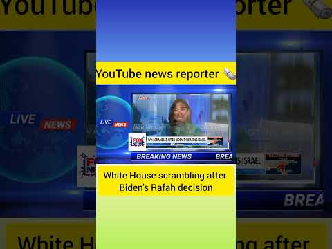 🦊fox news White House scrambling after Biden's Rafah decision #ytshorts #news #biden