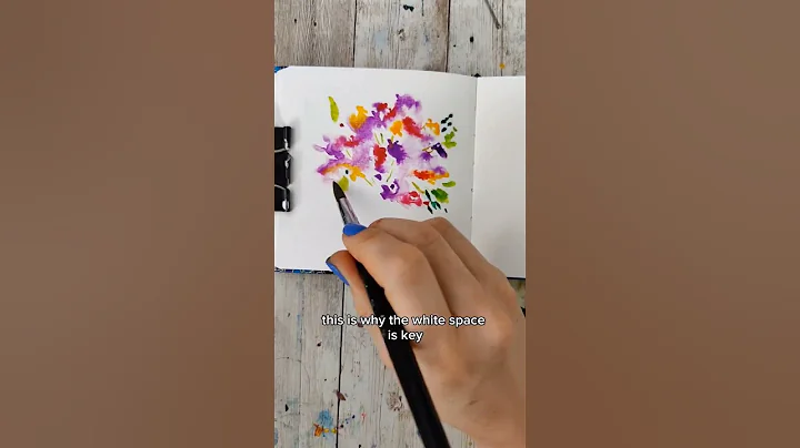 I love how this painting always turns out different even with the same colors. #watercolor