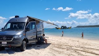 4x4 Sprinter Van's first test on Noosa North Shore beaches.