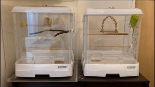 梅干しとぽぽのケージ購入！【ミニチュアダックス】【セキセイインコ【コザクラインコ】】