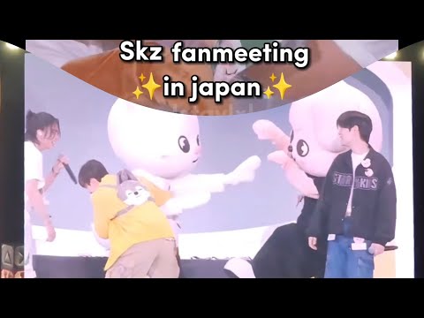 Skz x Skzoo Funny Moment Fanmeetingin In Japan Skz_Fanconnecting Skz_Toy_World