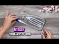 12 INCREIBLES Ideas Con FRASCOS DE NESCAFE/Easy Mason Jar Crafts/artesanato com garrafa de vidro
