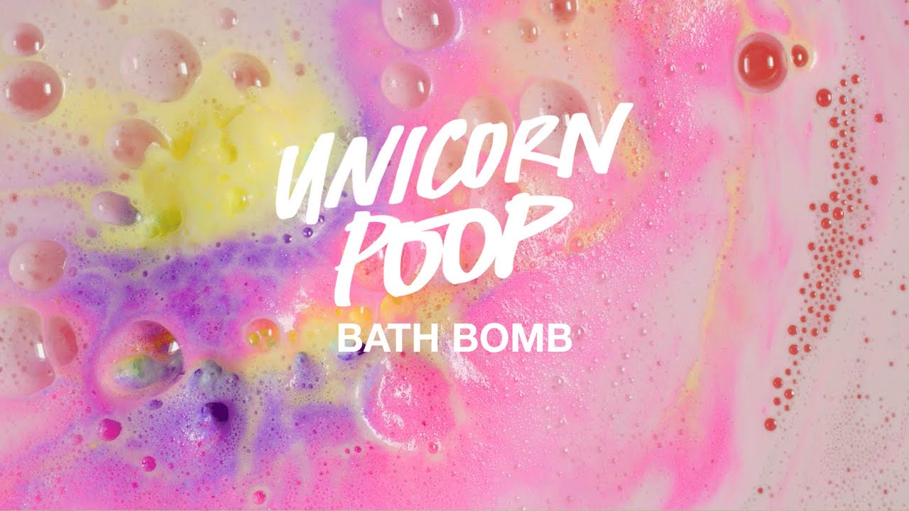 LUSH Bath Bomb Unicorn Poop YouTube