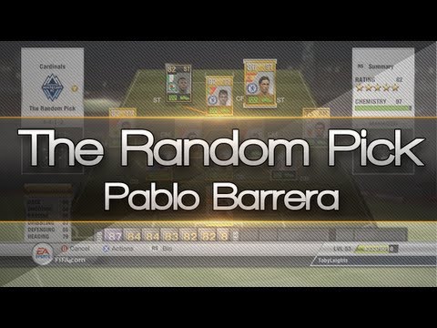 FIFA 12 | Squad Builder | The Random Pick | Pablo ...