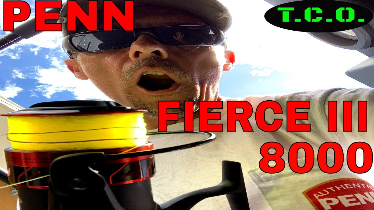 PENN FIERCE III 8000 PRODUCT UNBOXING/REVIEW 