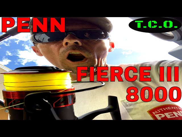 PENN FIERCE III 8000 PRODUCT UNBOXING/REVIEW 