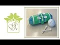 Pill Shaped Box For Golf Balls and Golf Tees © (Gift Ideas / Gift Box Making Tutorial) Pill Shaped Box For Golf Balls and Golf Tees © (Gift Ideas / Gift Box Making Tutorial)
