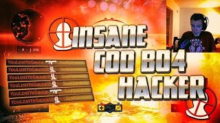 INSANE COD BLACK OPS 4 HACKER...(Call of Duty Black Ops 4 Hacked Lobby)