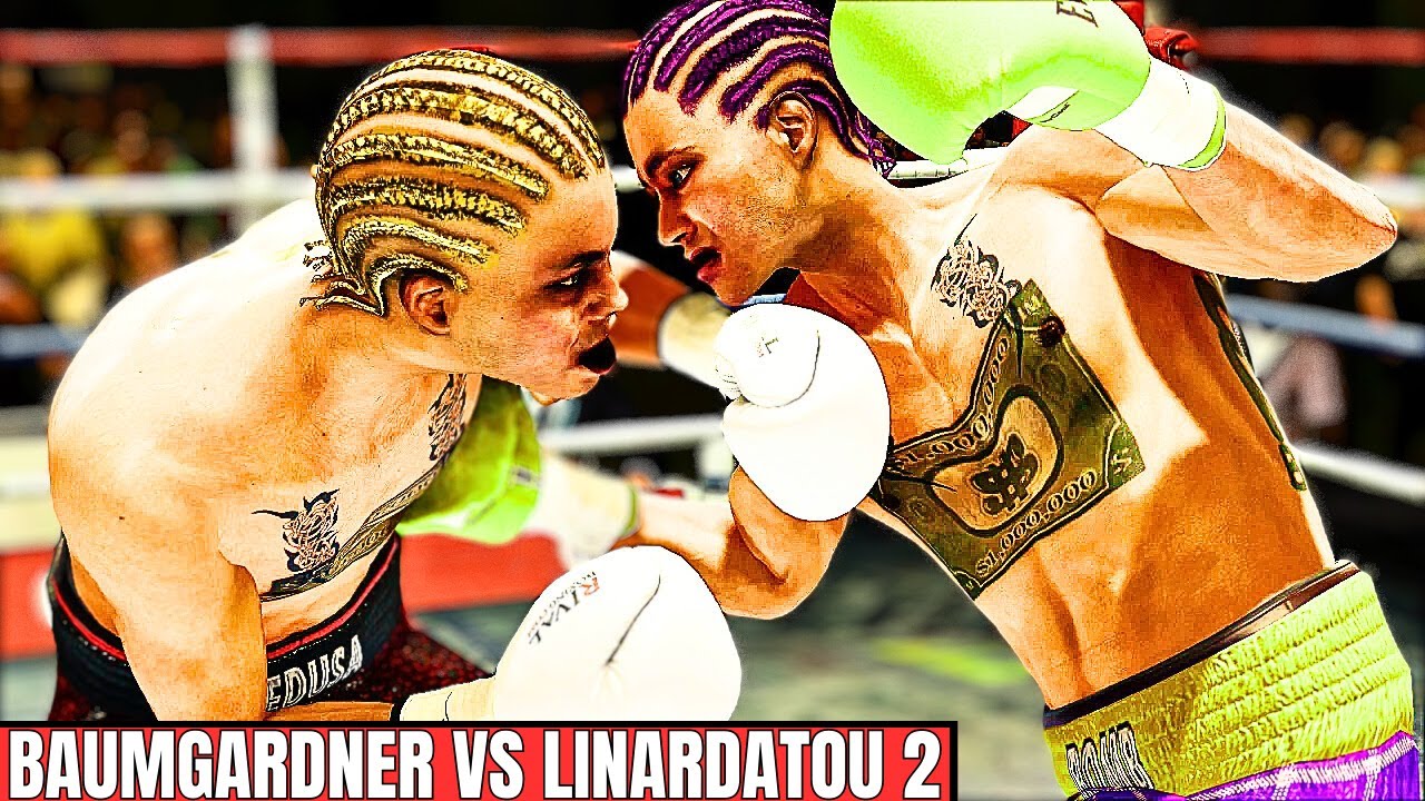 Alycia Baumgardner vs Christina Linardatou 2 FULL FIGHT - Fight Night Champion AI Simulation