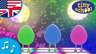 Easter egg dance for kids - Start the Easter with these dancing eggs - Nursery Rhyme for children -