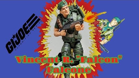 G.I.Joe Classified Series- Lt Falcon- Action Figure Review (Vintage Comparison) 100th Video!