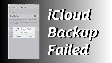 See iCloud Backup Failed on an iPhone. What Should I Do?