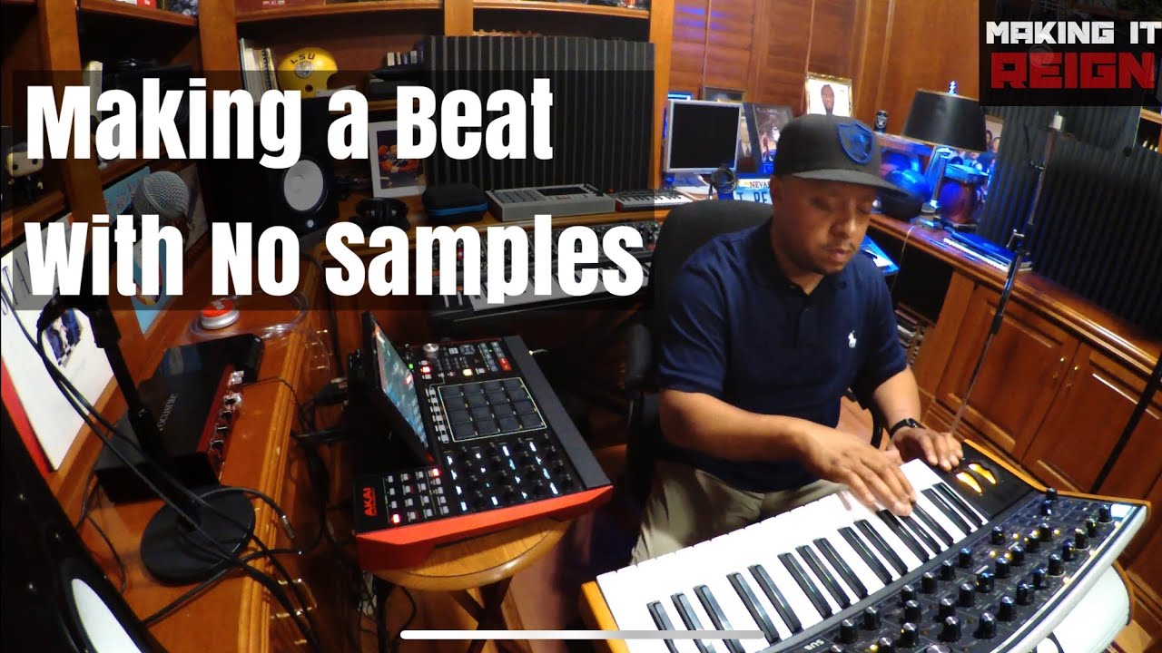Making a Beat without using any samples! - YouTube